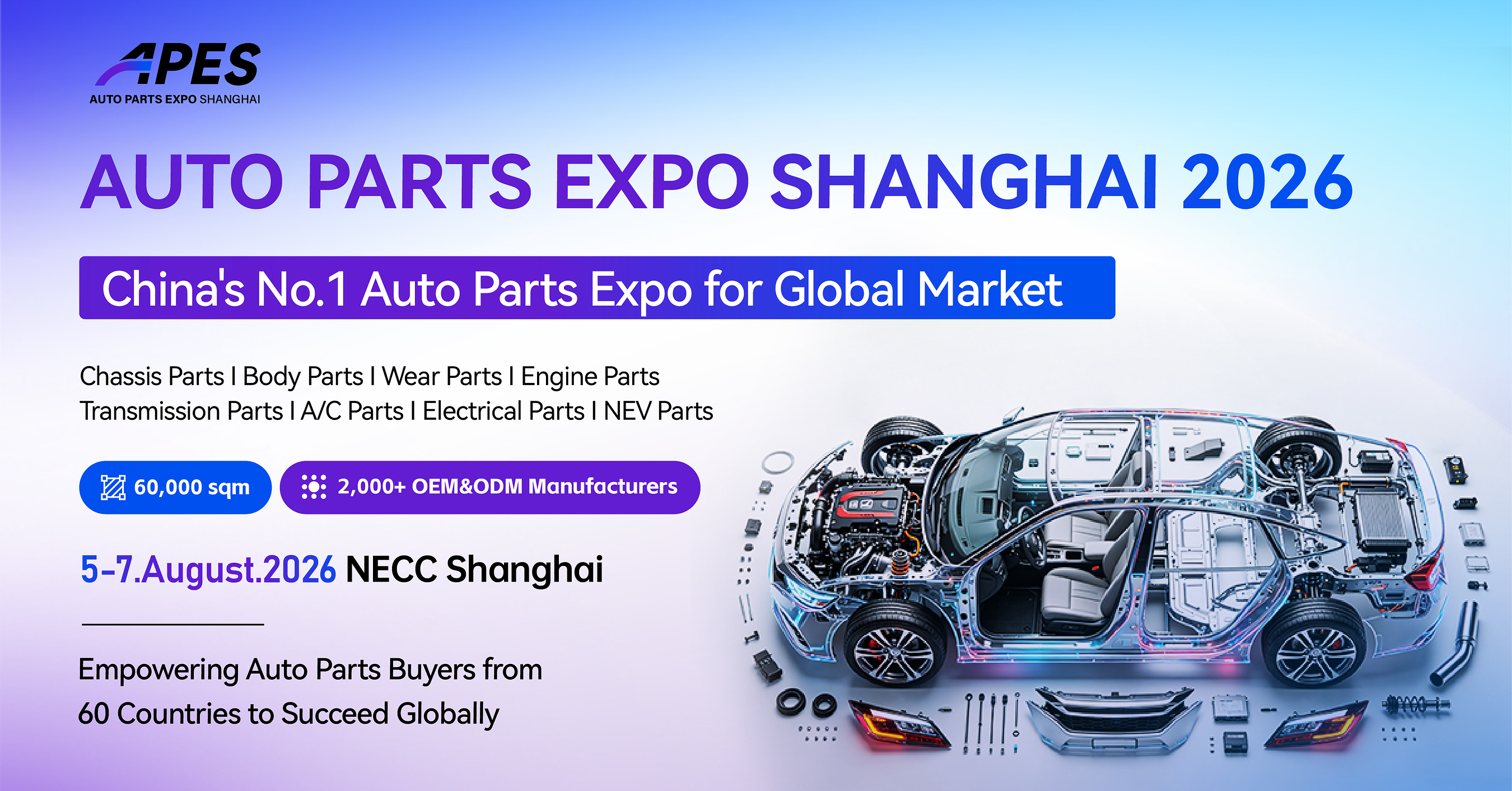 The Auto Parts Expo Shanghai 2026 (APES 2026)