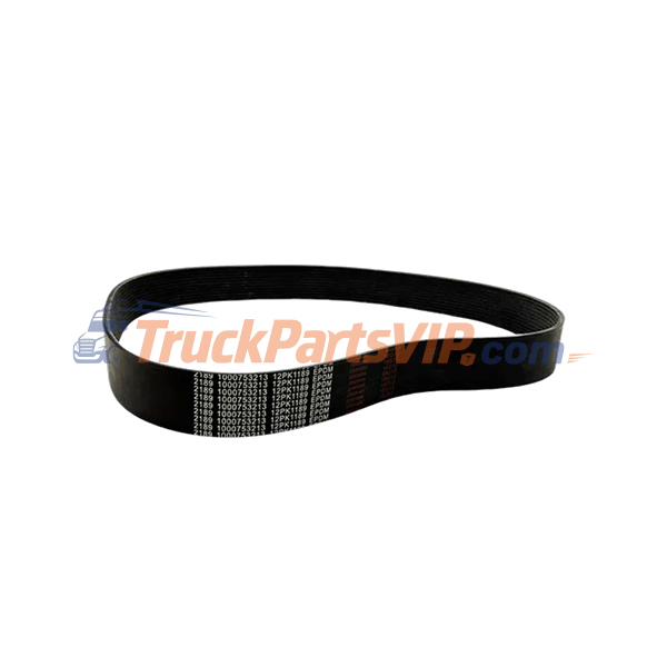 Hevay Duty Truck Fan Ribbed Belt, Diesel Engine Fan Belt, 12PK1189, 1000753213, 1000753212, 1000753214, 12PK1180, 12PK1185, 12PK1190, 12PK1195, 12PK1200, 12PK1204, 612630060057, 612600061106