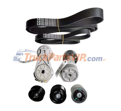 Engine Belt Tensioner Assembly, Engine Idler Pulley Assembly, Z13 Engine Tensioner Pulley V-Ribbed Belt, C5580037, C5580038, C2874377, C4320327, C2874071, C2874240, C2874073, 5580037, C5531998, 5531998, 10PK2408, 2874024, 2874377, 4959902, 5594612, 5334651, 5334652, 10PK2410, 6PK1591
