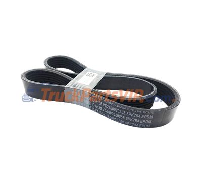 HOWO Heavy Duty Truck Alternator Ribbed Belt, VG2600020258, 6PK794, 6PK795, 6PK790, 6PK800, 6PK785, VG1500090066, VG2600020259, 190003923253, 6PK793, 6PK796