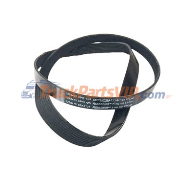 Diesel Engine Ribbed Belt, Tianlong Truck Engine Fan Belt, 3288475, 8PK1725, C3288475, 8PK1727, C3911620, 3911620, 8PK1720, 8PK1730, 8PK1715, 8PK1735, 3288424