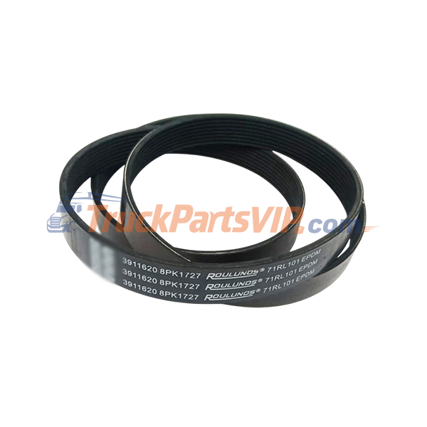 Truck Fan Belt, Diesel Engine Ribbed Belt, 8PK1727, C3911620, 3911620, 3911620, 8PK1725, 8PK1730, 8PK1720, 8PK1735, C3911621, C4988426, C3974636, 8PK1740